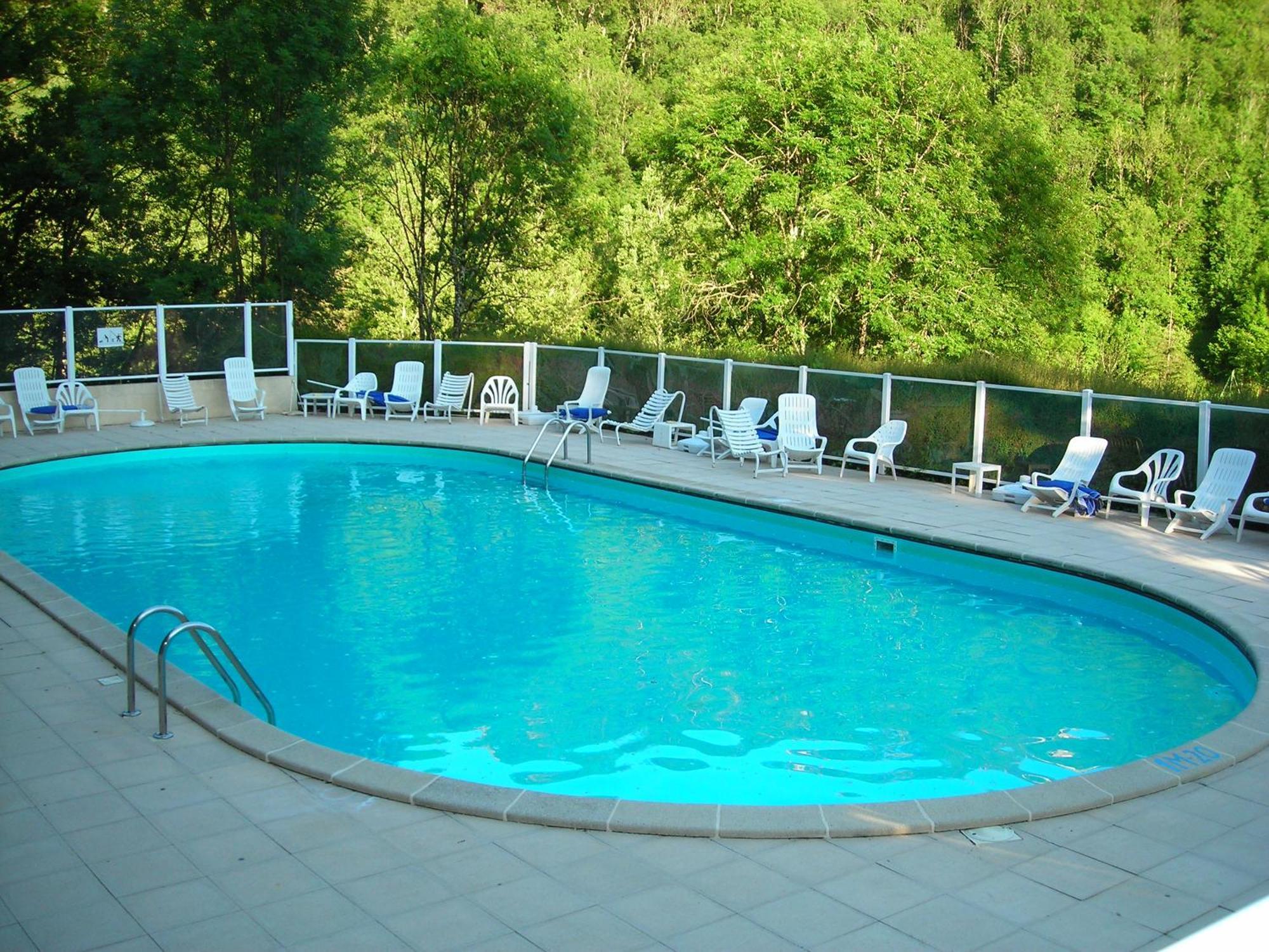 Logis Hotel Le Belle Rive Najac Exterior foto