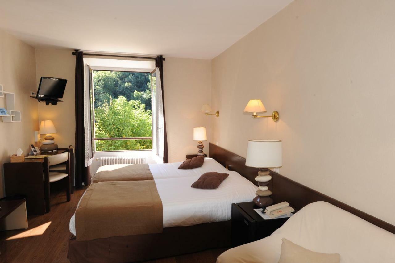 Logis Hotel Le Belle Rive Najac Exterior foto