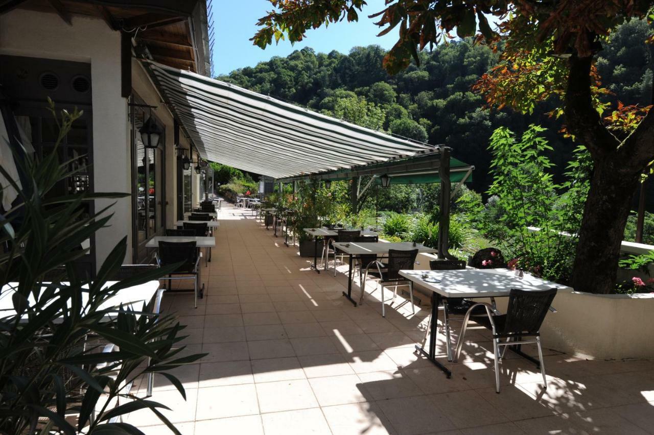Logis Hotel Le Belle Rive Najac Exterior foto