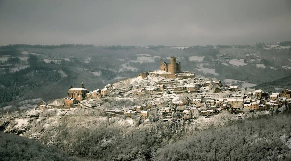 Logis Hotel Le Belle Rive Najac Exterior foto